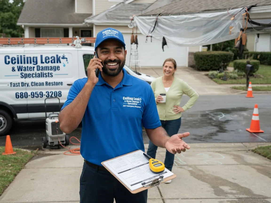 Ceiling Leak Cleanup Glouster, OH FAQs
